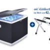 Dometic Kühlbox-Set CK40D Hybrid Kompressorkühlbox 38 Liter + Kühlboxständer