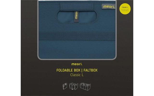 Meori Faltbox Classic Lava Schwarz Large 30 Liter – Bild 7