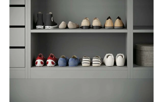 Metaltex Cipok-2 Schrankeinsatz Für Schuhe 2er Set Weiß – Bild 2