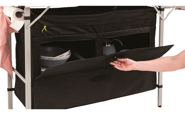 Outwell Magante Kitchen Unit Küchenschrank Mit Arbeitsplatte 136 X 54 X 90/140 Cm – Bild 4