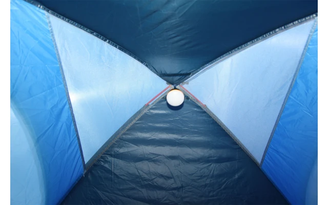 High Peak Monodome XL Freistehendes Einfachdach Kuppelzelt 4 Personen Blau/grau – Bild 3