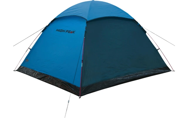 High Peak Monodome XL Freistehendes Einfachdach Kuppelzelt 4 Personen Blau/grau – Bild 2