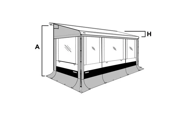 Thule Seitenwand Set Safari Residence G3 9200 – Bild 6